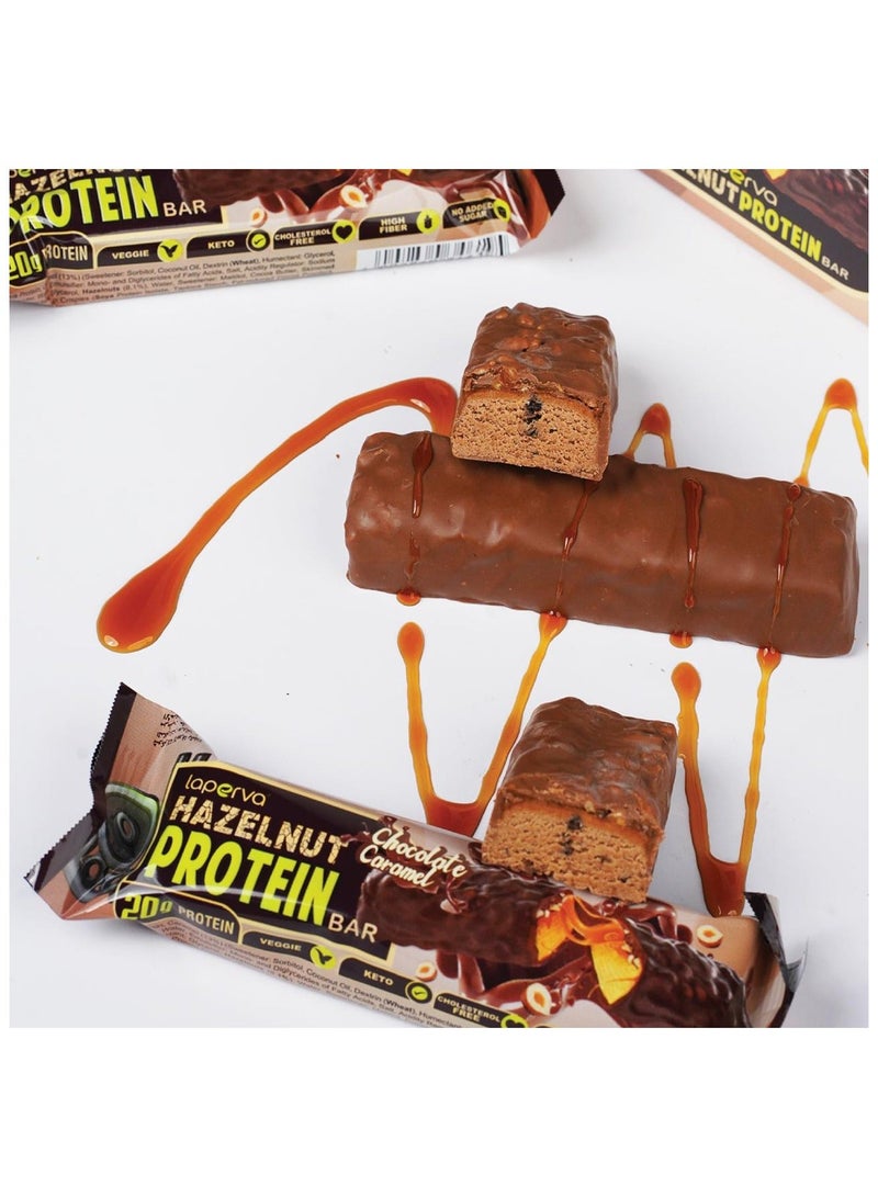 Laperva Hazelnut Protein Bar with Chocolate Caramel -60gm - Image 3